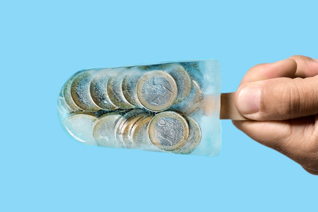 Money ice pop