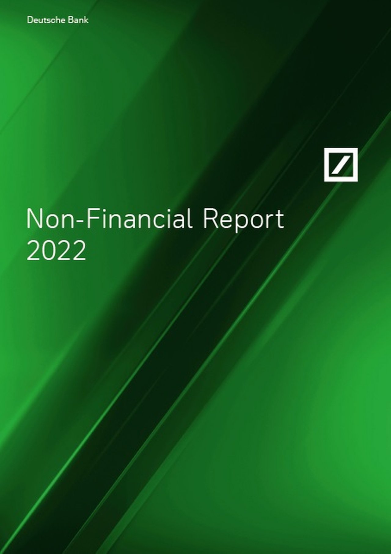 Non-Financial Report cover