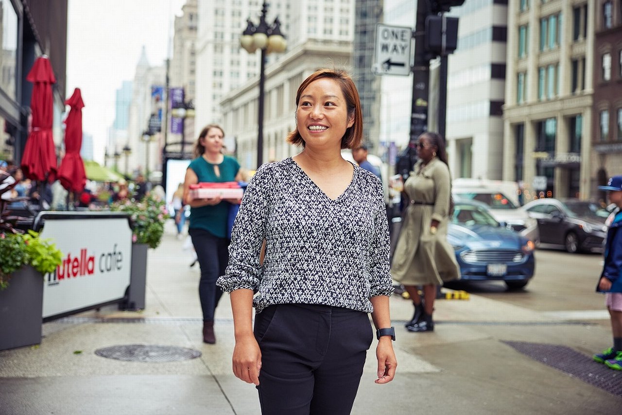 Yang Xu takes a walk
