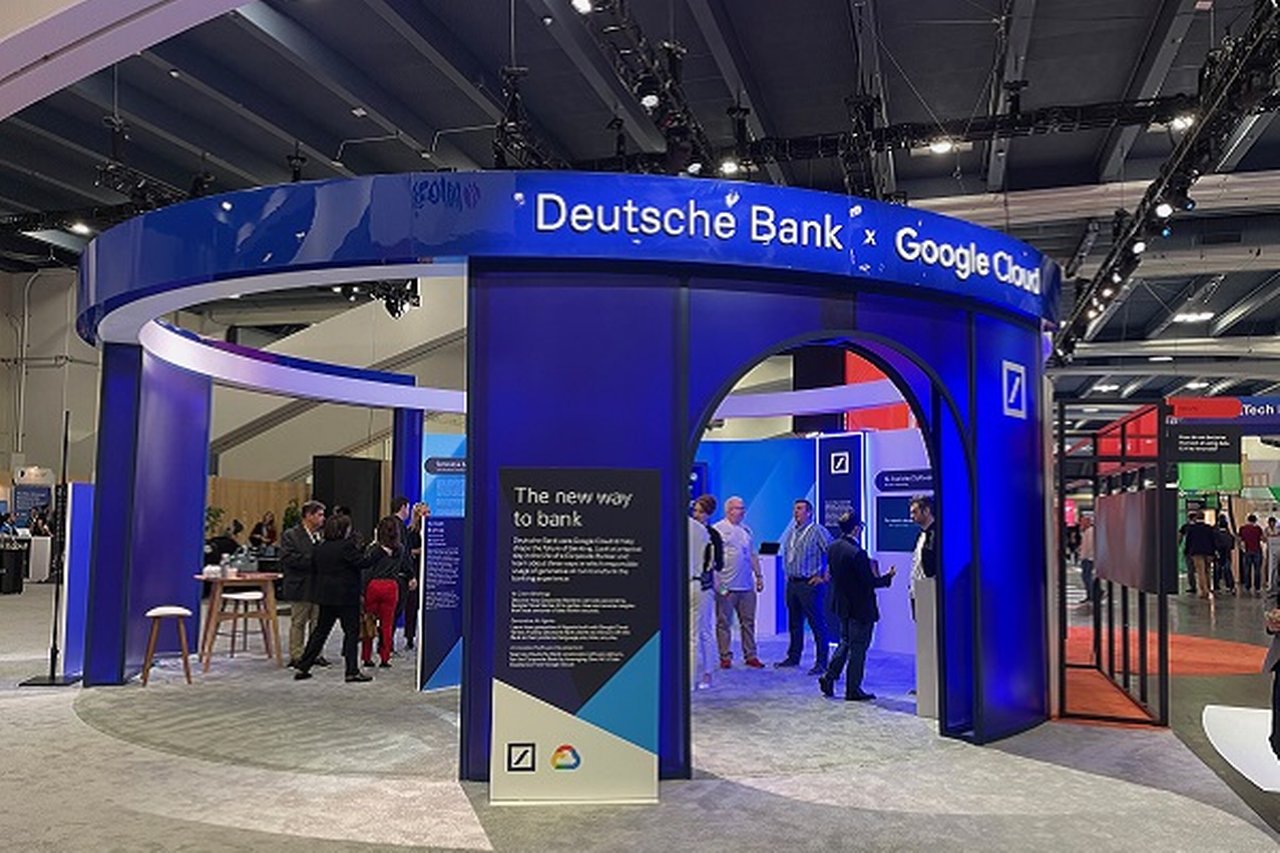 Booth at Google Cloud Next conference 2023