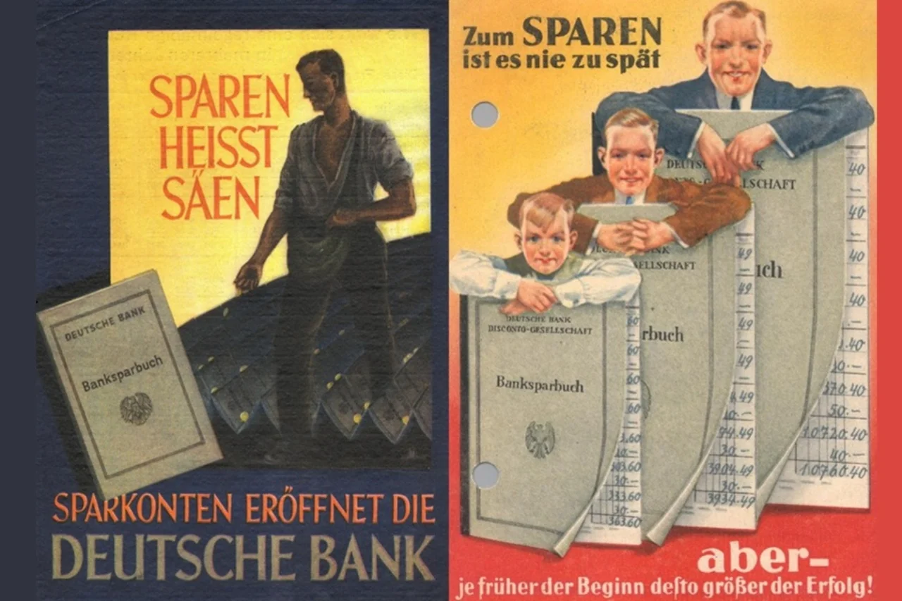 Advertisment for savings book