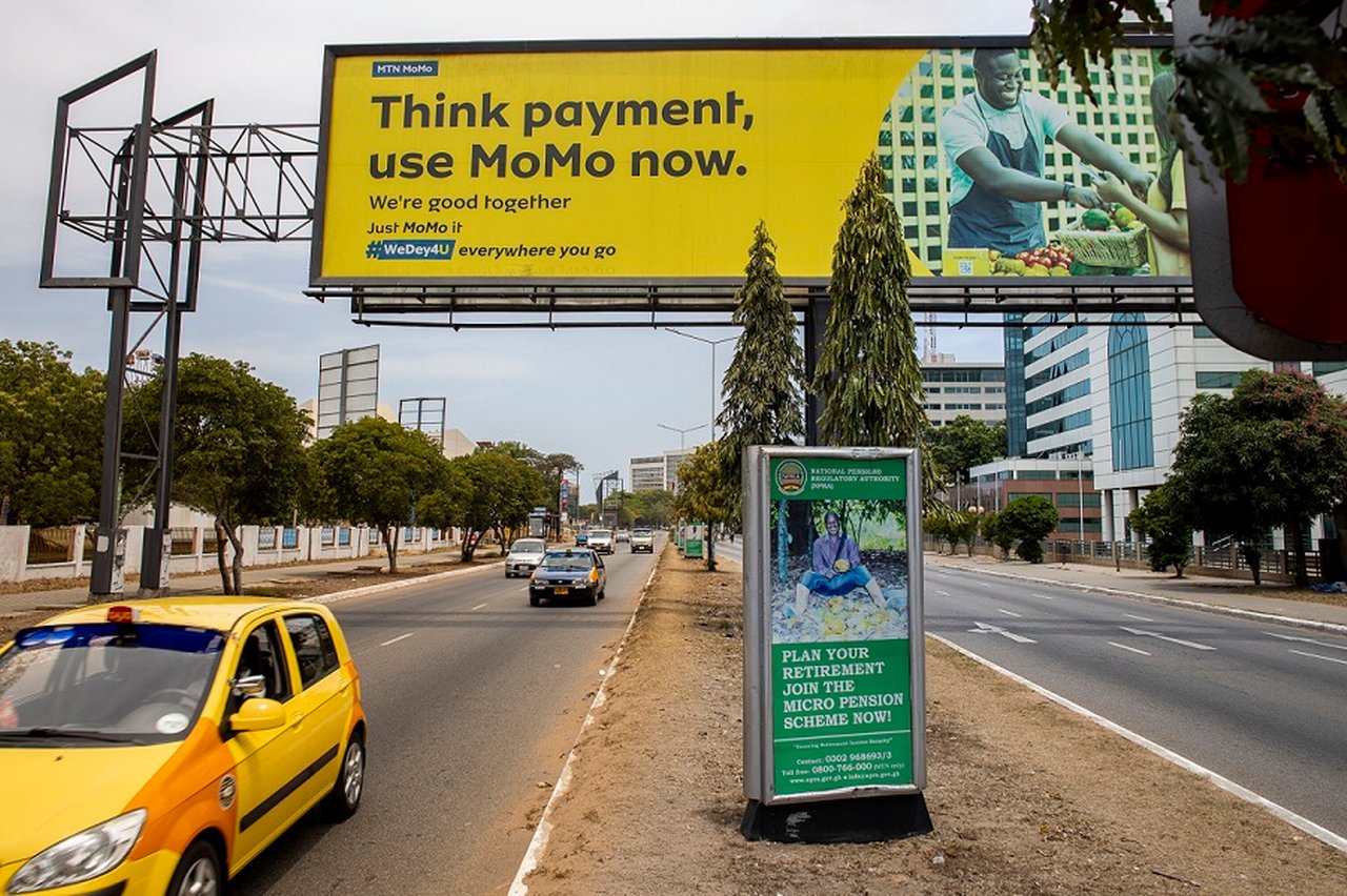 MobileMoney Ghana Anzeige