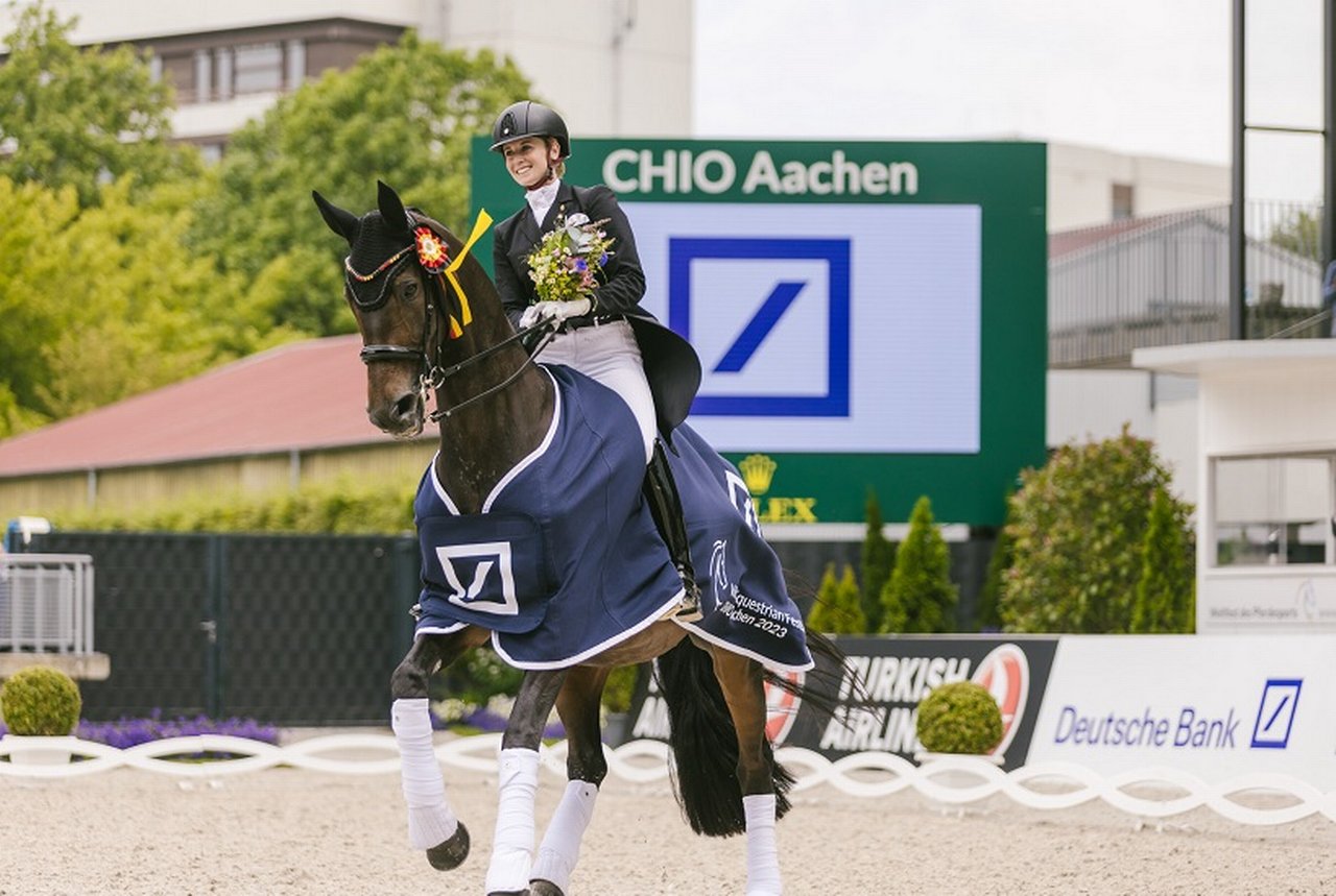 Jessica von Bredow-Werndl on her mare TSF Dalera BB