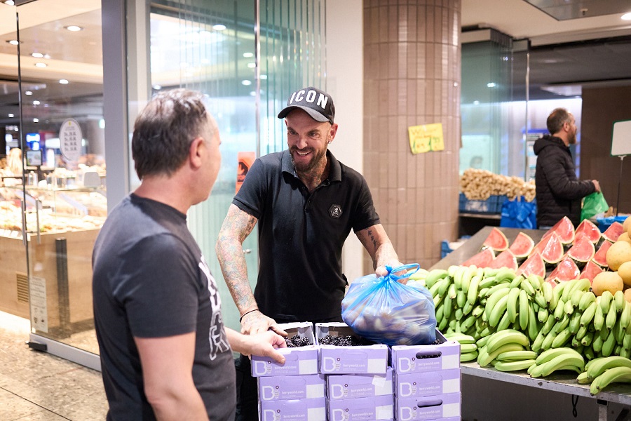 At the fruit stand