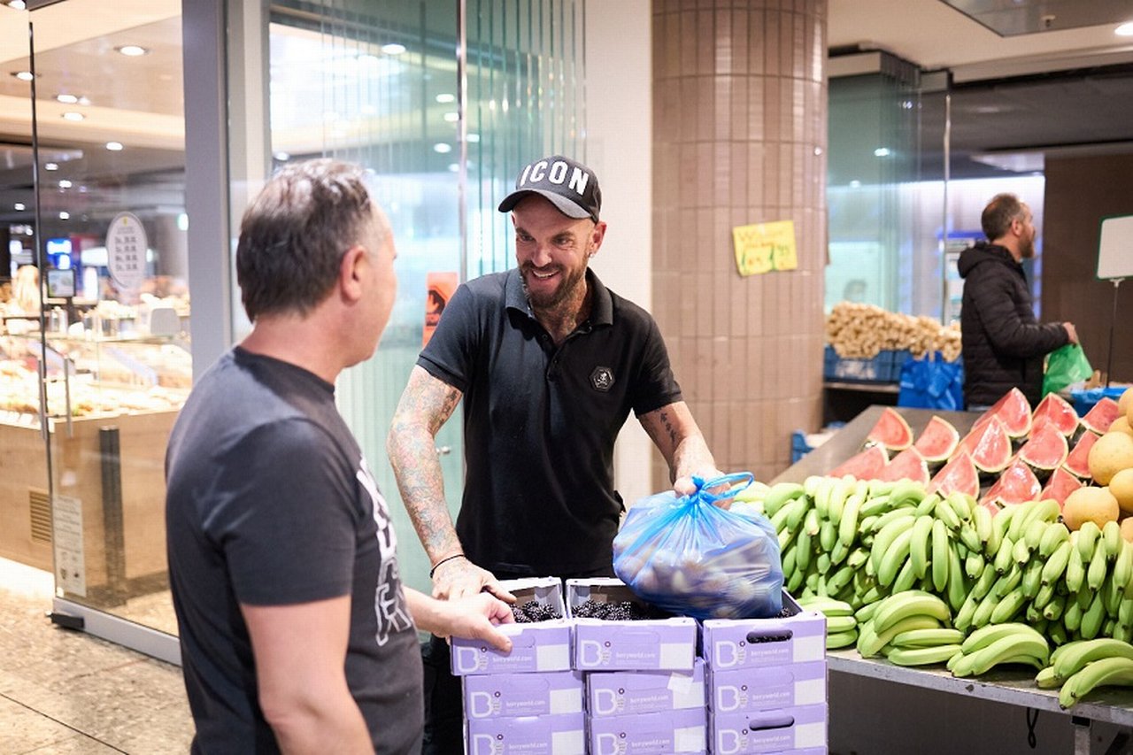 At the fruit stand