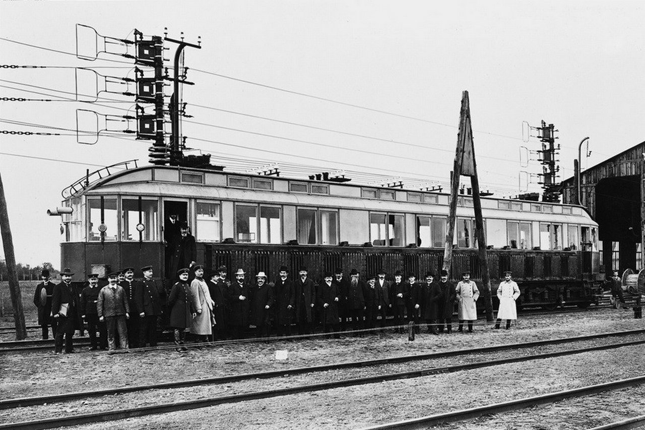 1903 Testfahrt Schnellbahn