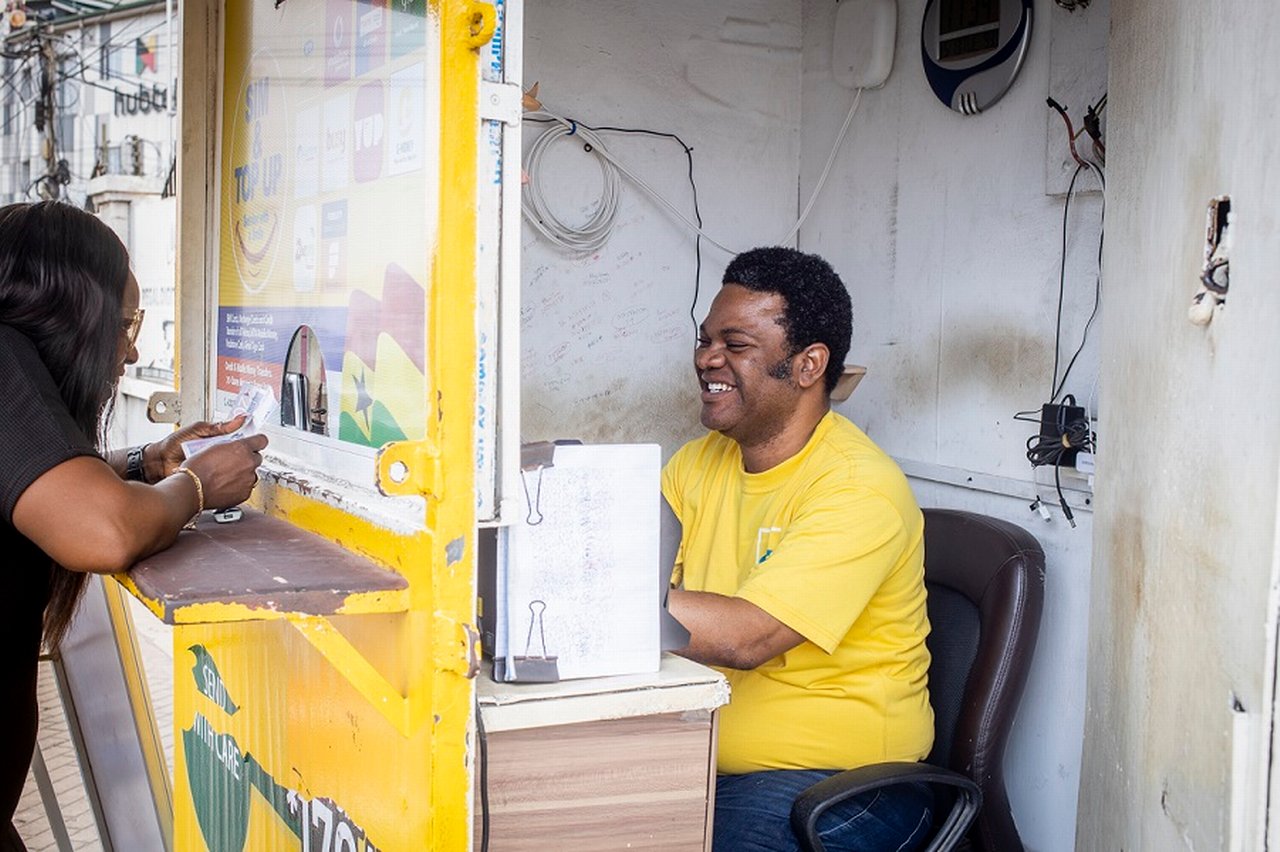 MobileMoney Ghana Geschäft in Accra