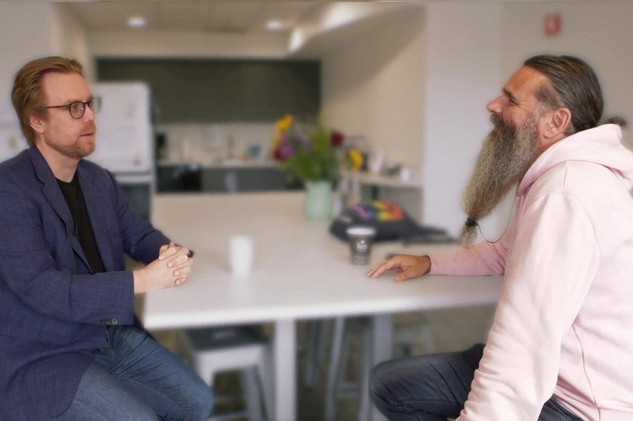 Sean Hinton von SkyHive und Jürgen Schmitt im Interview