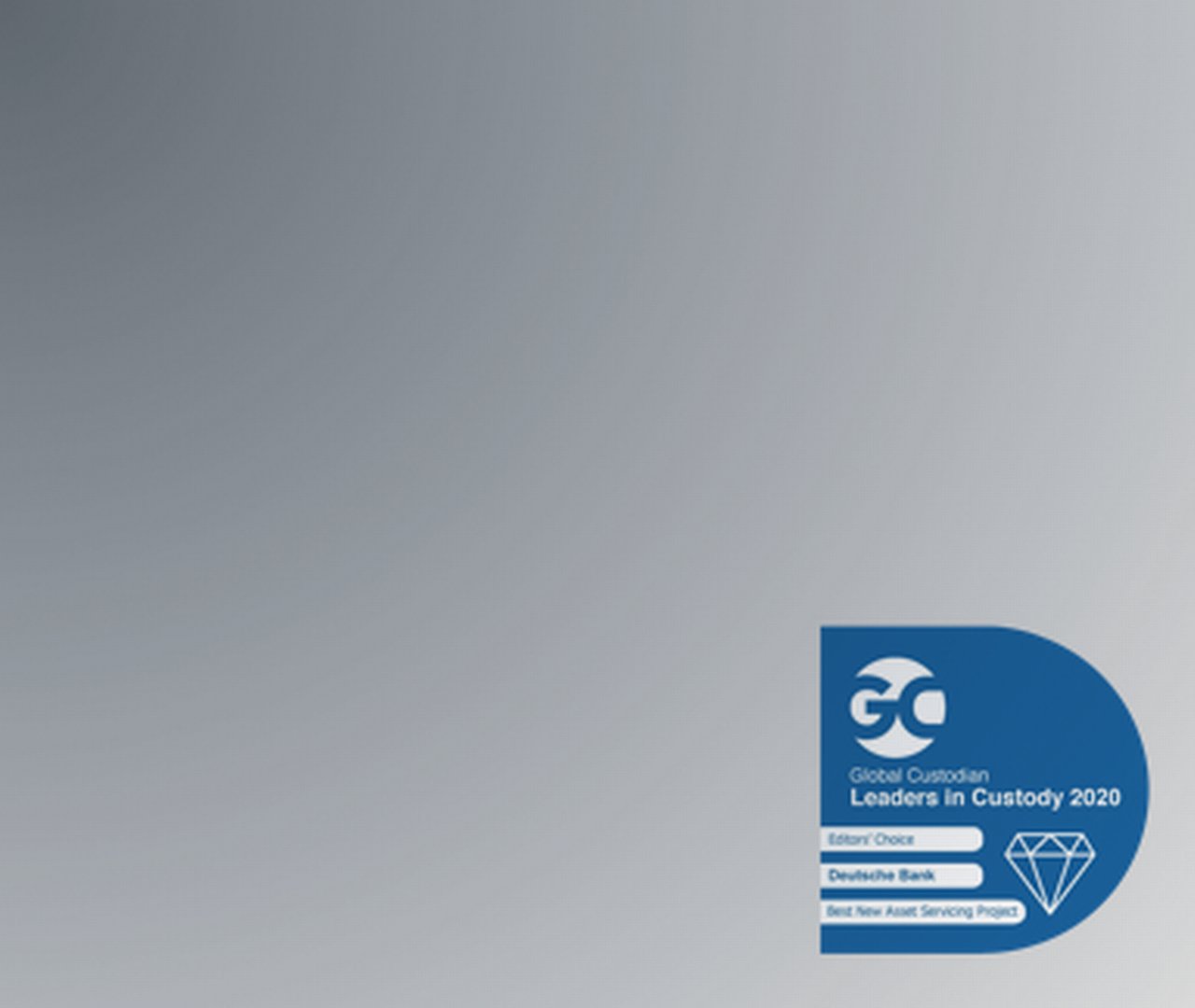 Global Custody Award 2020