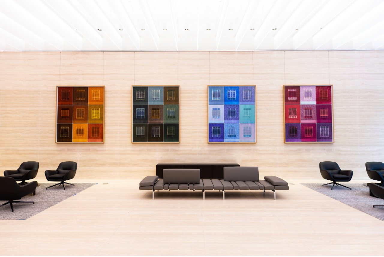 Idris Khan at Deutsche Bank Center. Image (c) Liz Ligon