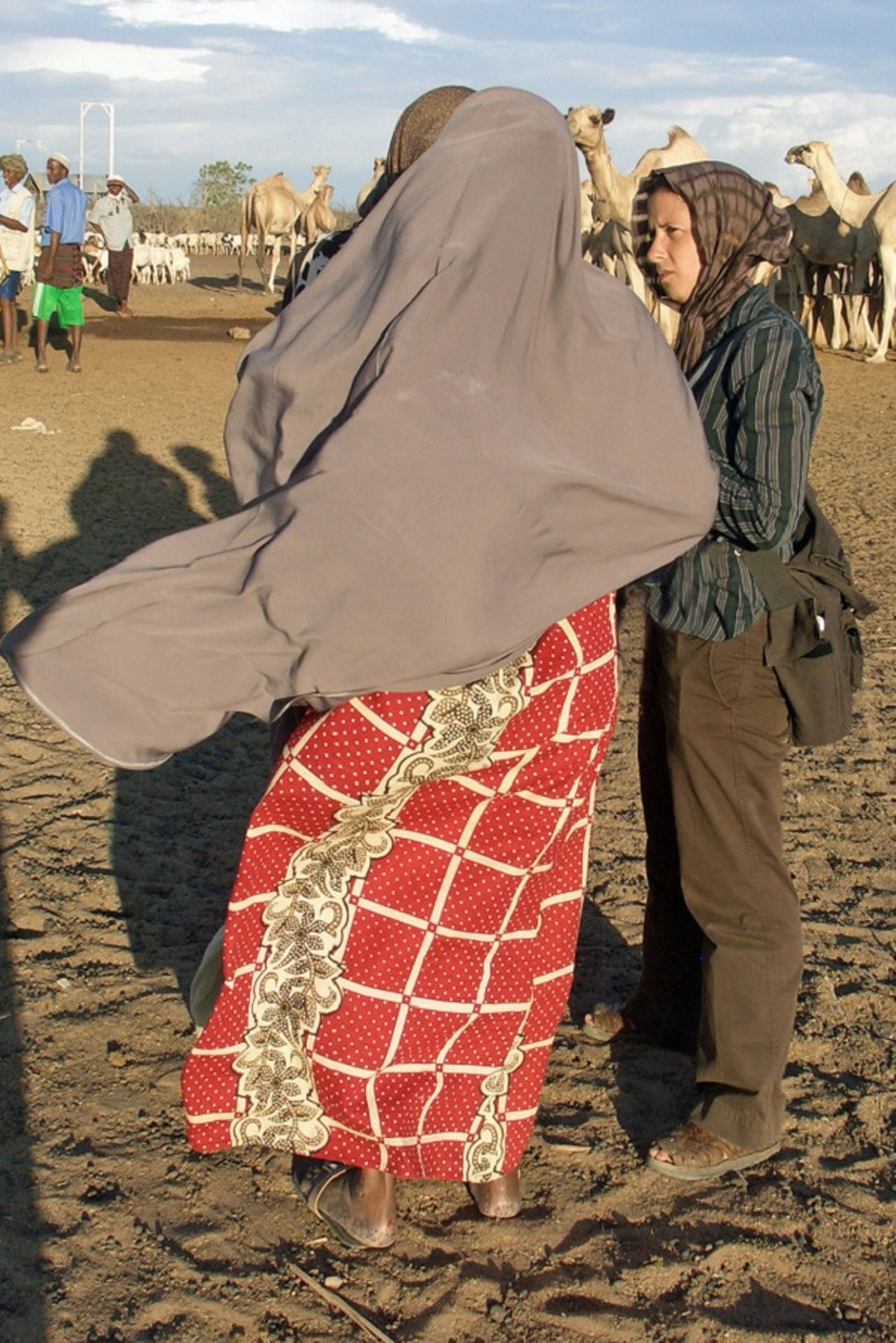 Jessica Fanzo in Kenya with pastoralists