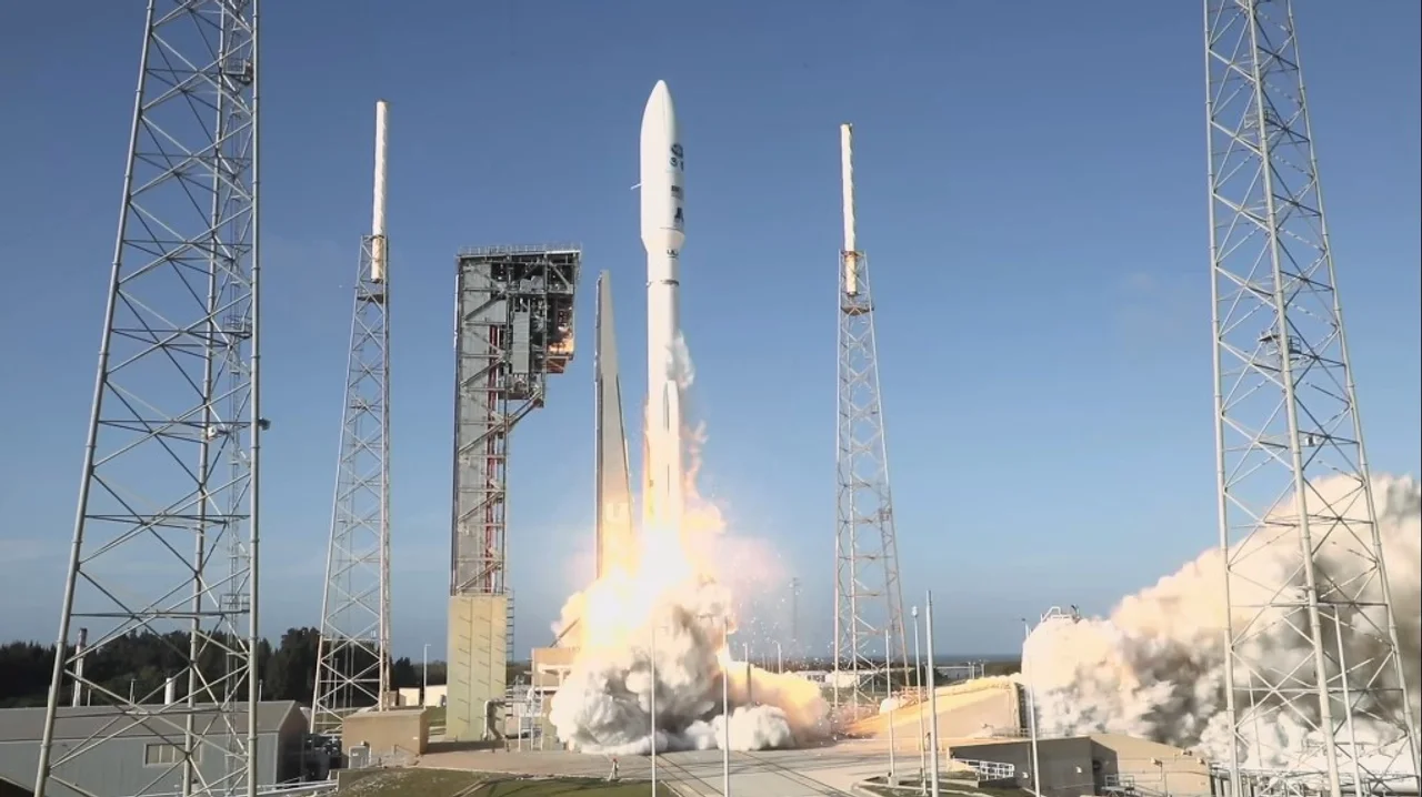 Startende Rakete