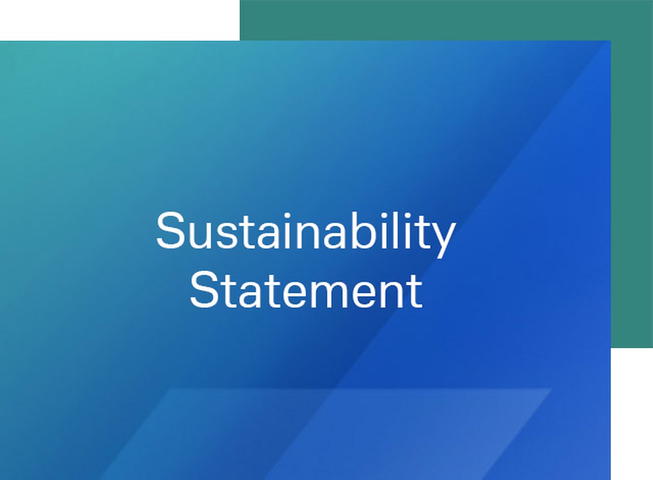Sustainability Statement Supergraphic