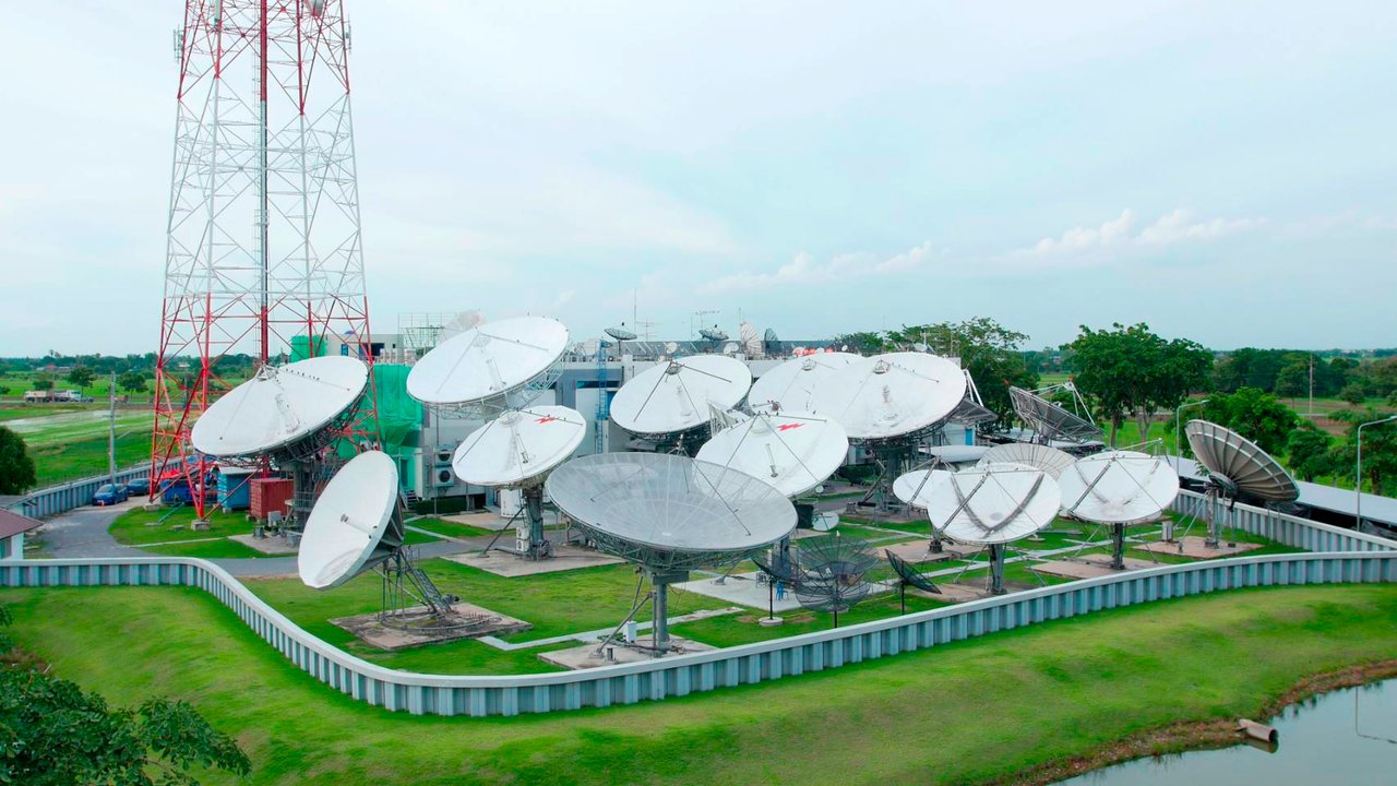 Thaicom Satellitenempfangsstation
