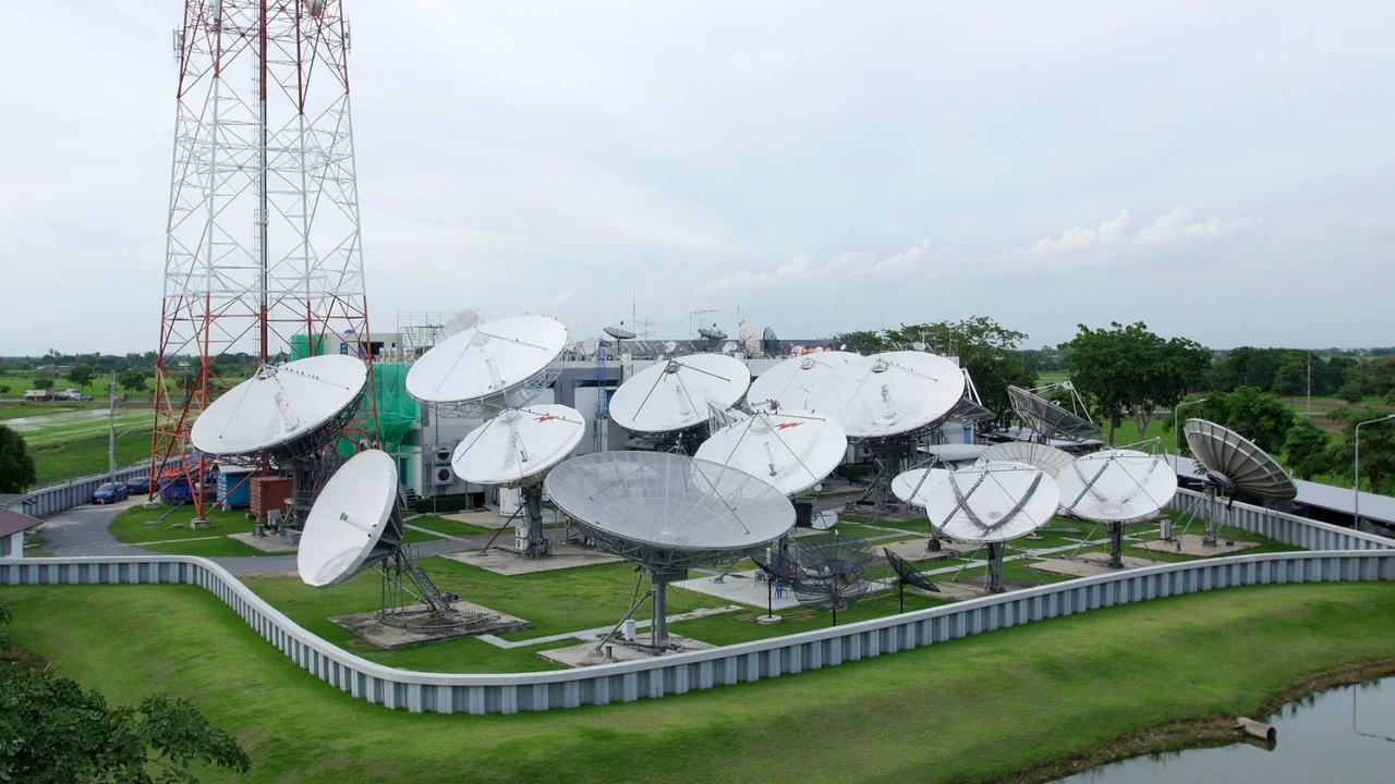 Thaicom Satellitenempfangsstation