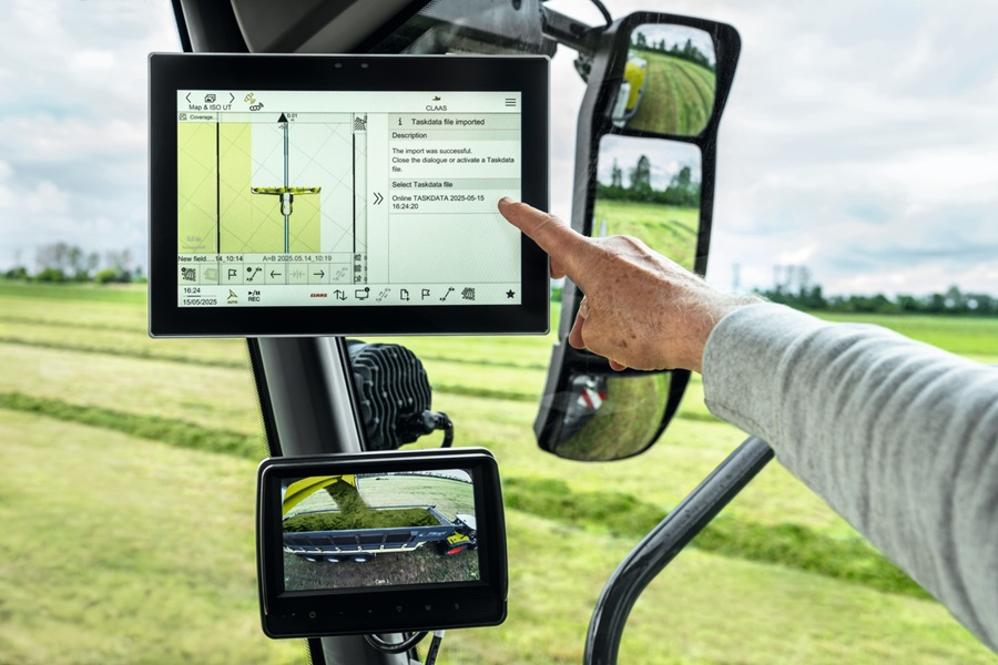 Claas Terminal zur Spurführung