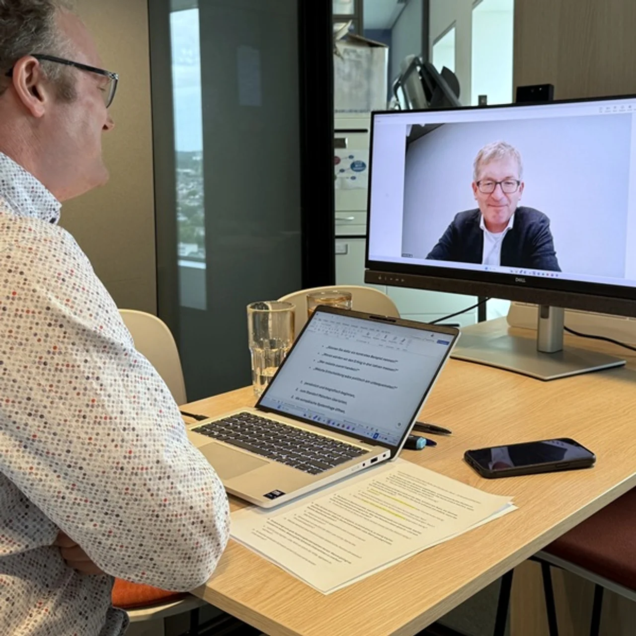 Professor Helmut Schönenberger im Videointerview