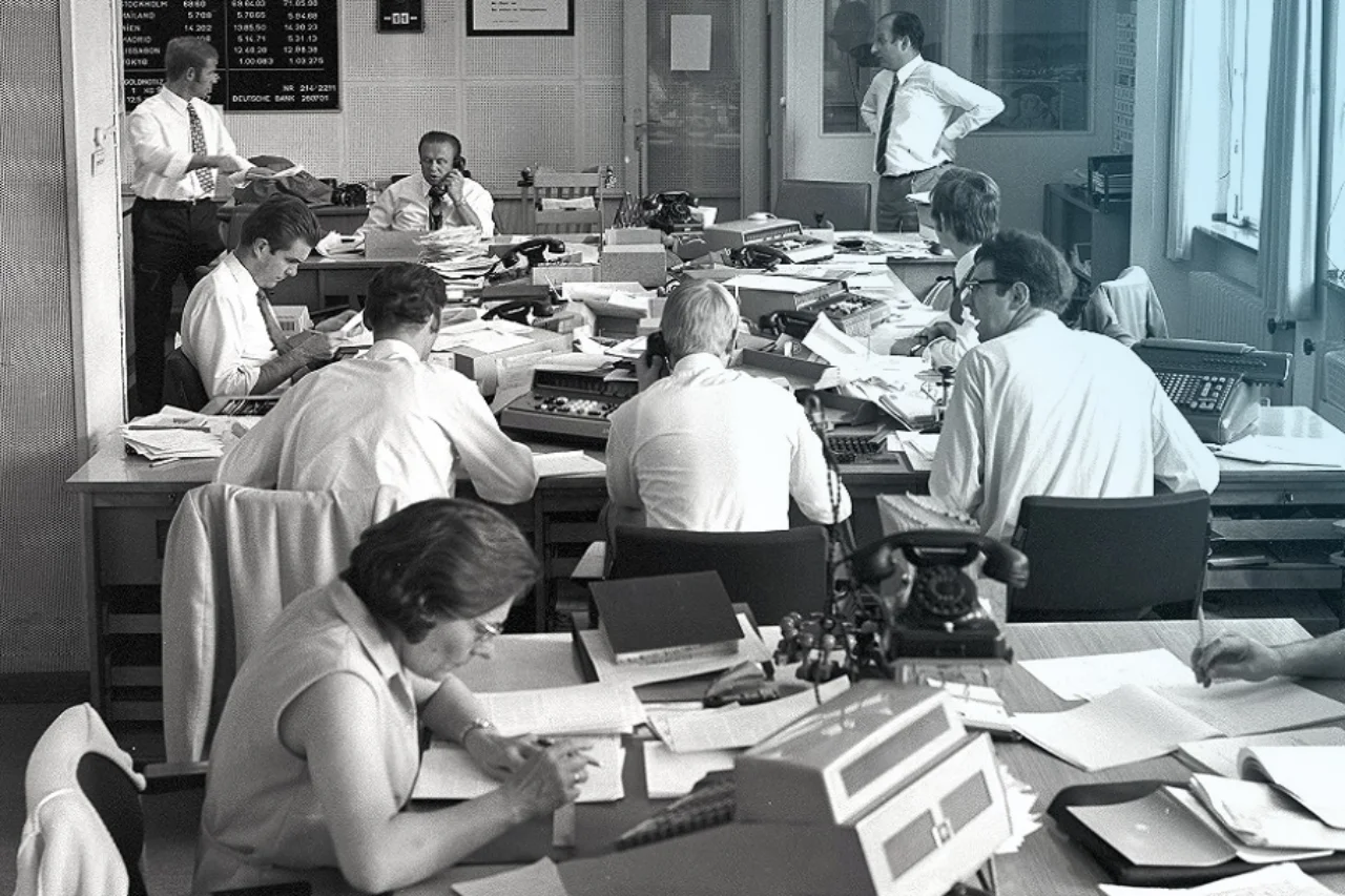 Devisenabteilung 1971