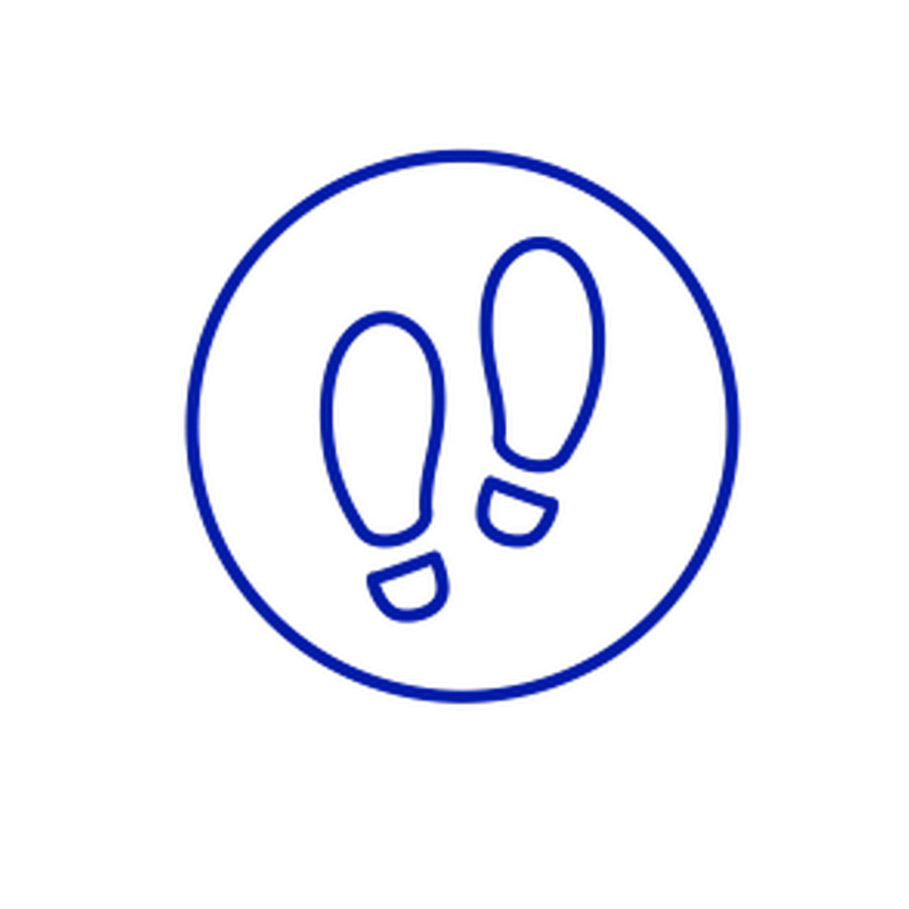 Icon symbolising positive steps.