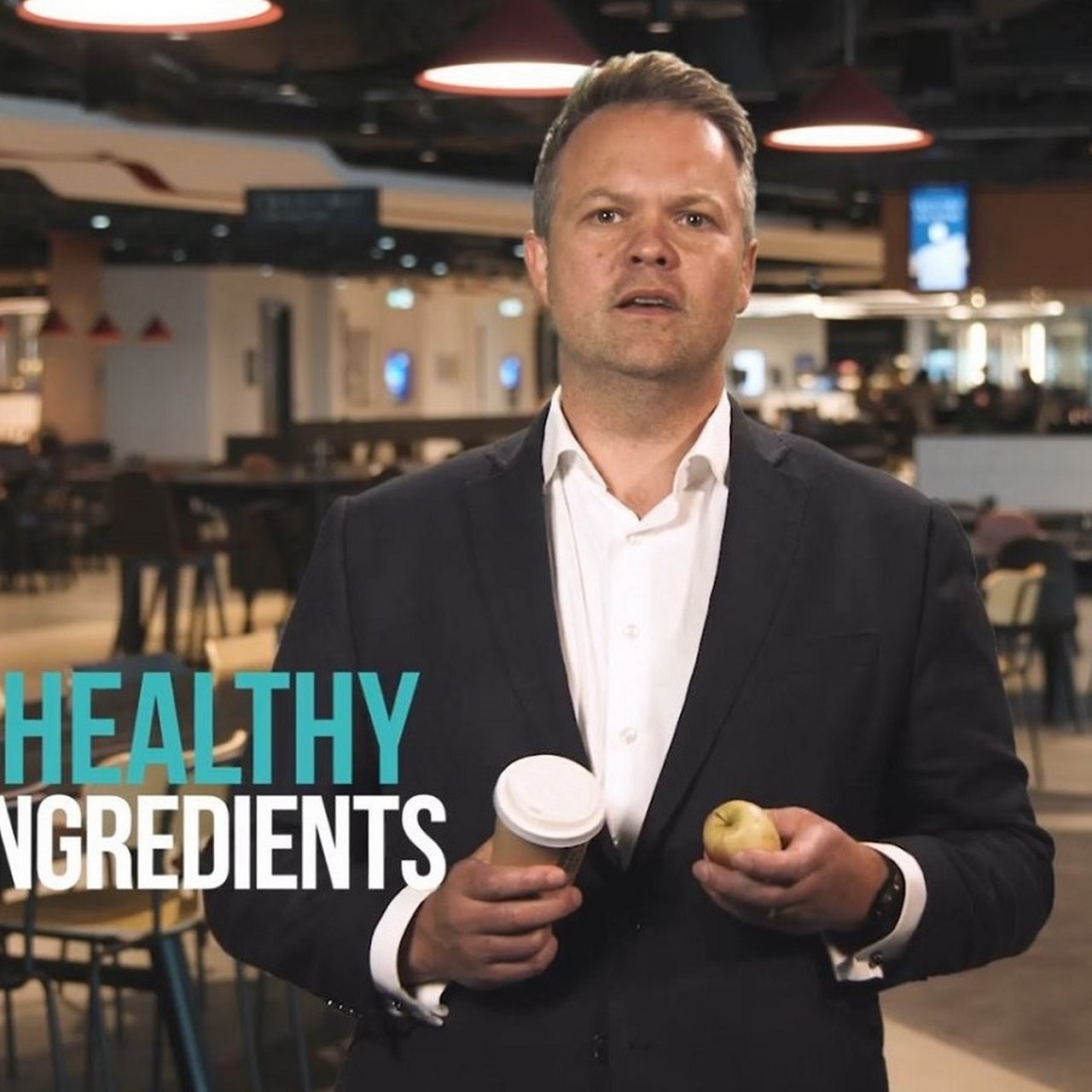 Mitch Collett speaking about the beverages market