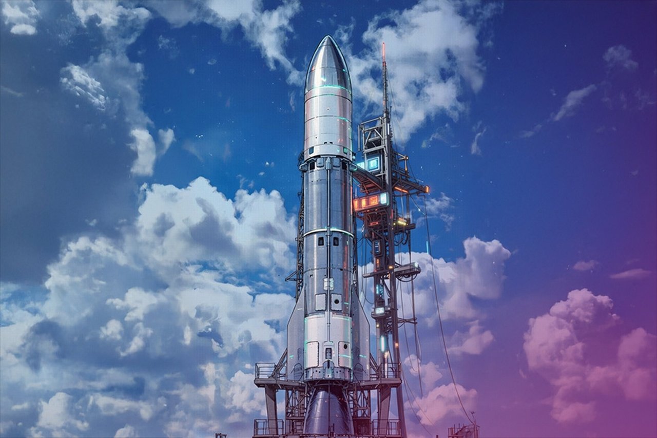 This is how AI envisions a resusable micro launcher