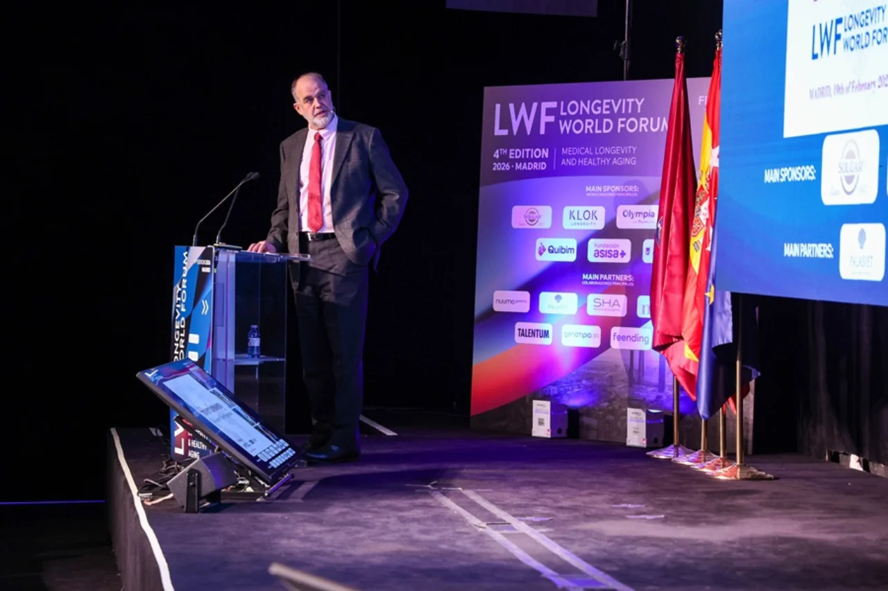 Pedro Ros at the Longevity World Forum 2026 in Madrid