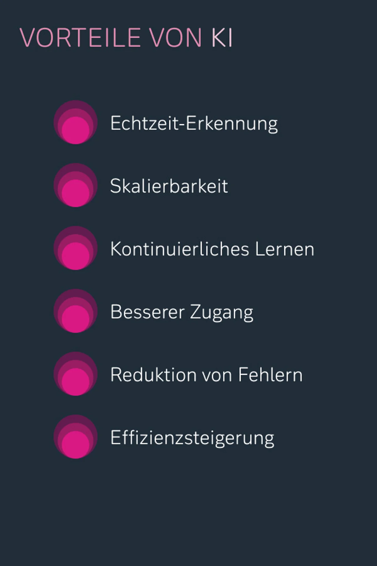 Vorteile bei der Nutzung von KI