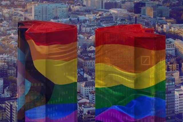 Deutsche Bank headquarters – Celebrating the Pride Month