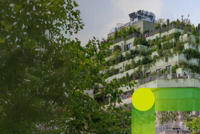 Green bunker in Hamburg