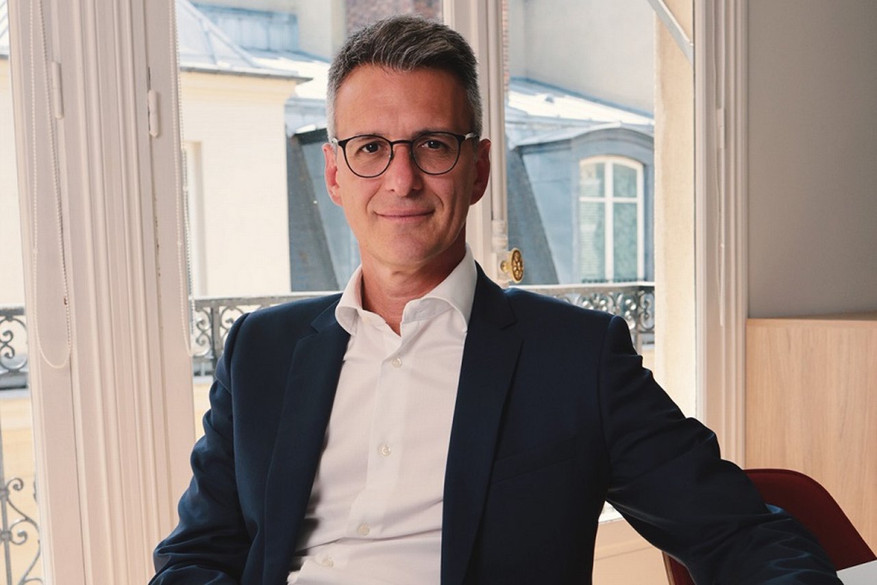 Olivier in his office