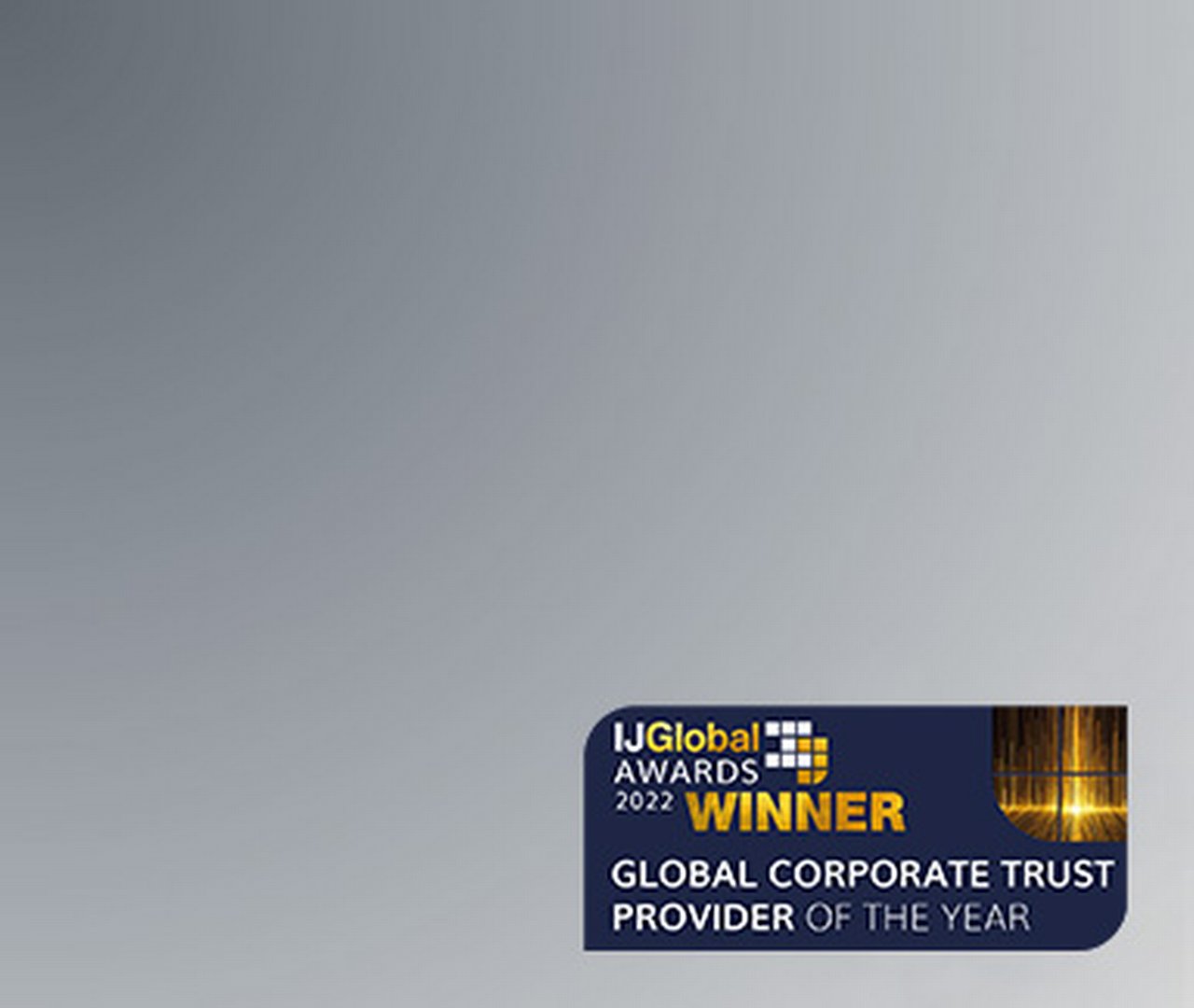 Corporate Trust Provider of the Year (Global)