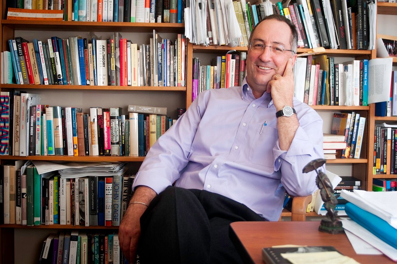 Fred Turner in his office