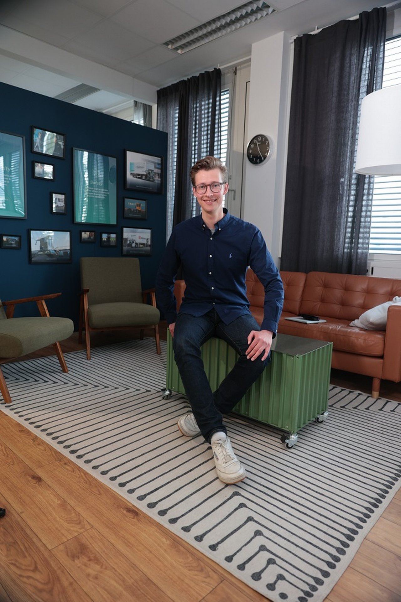 Hendrik Kramer im Büro