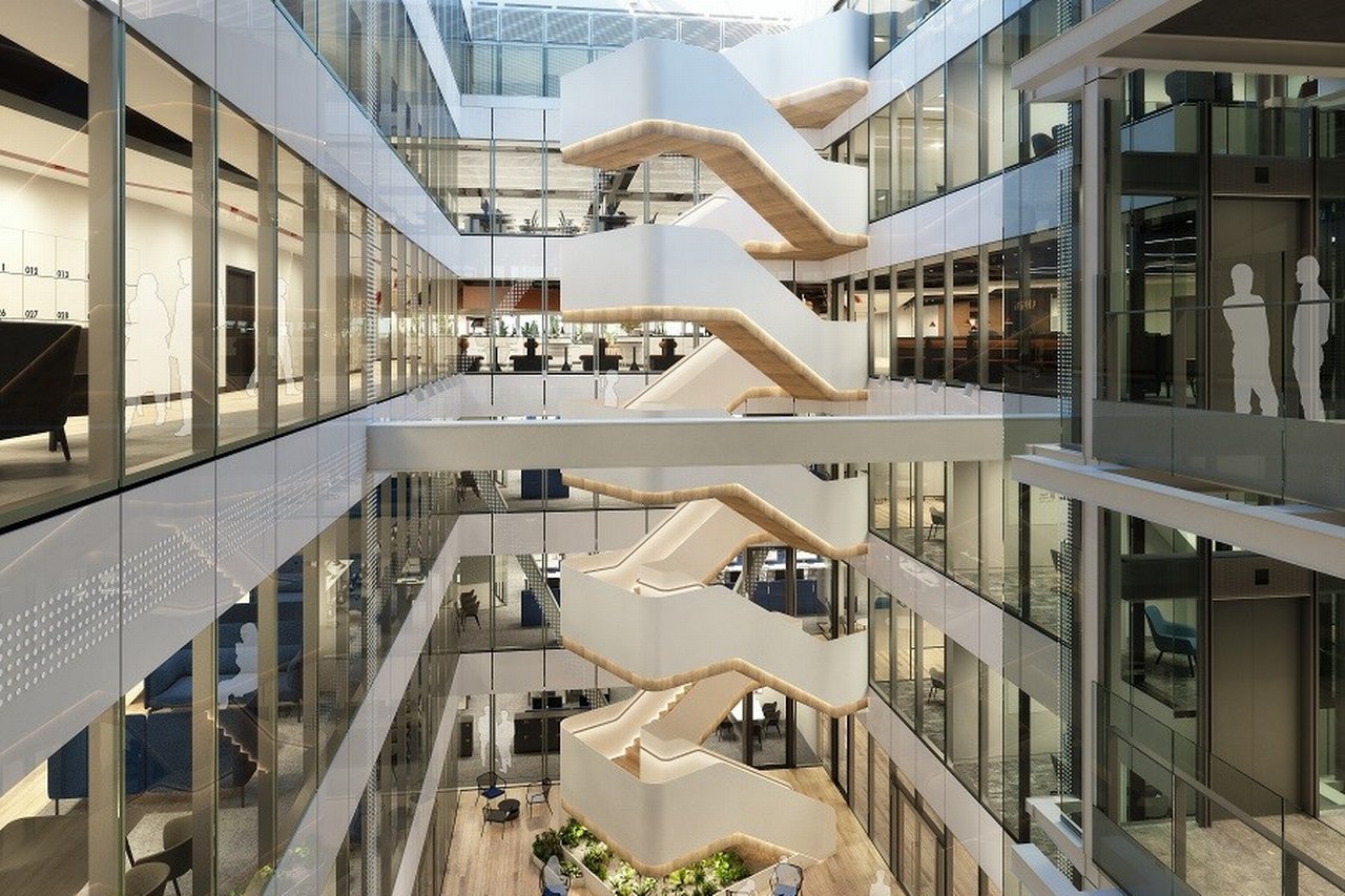 Moorfields Treppenhaus