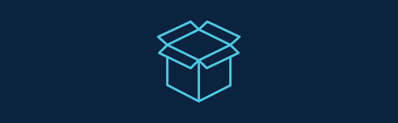 Symbol in the form of an opened box.