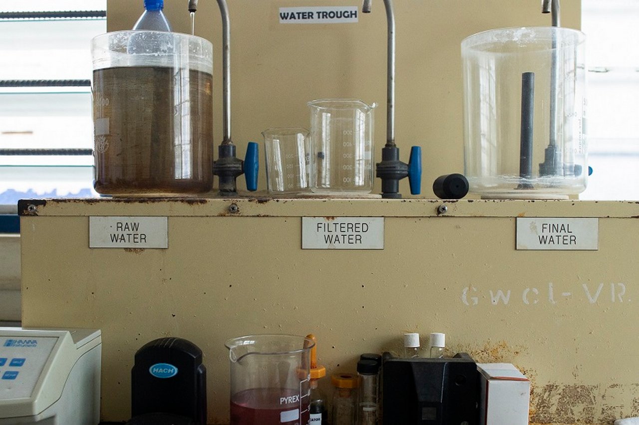 In the Agordome facility's laboratory