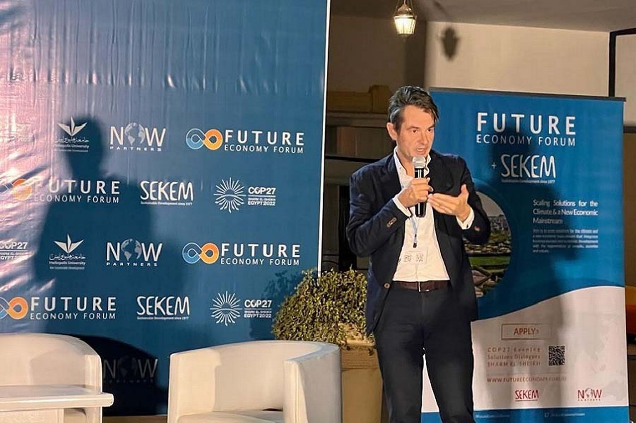 Martin-Stuchtey giving a speech