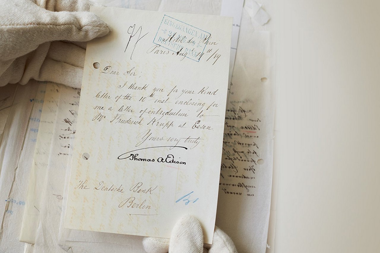 Thomas Edison letter