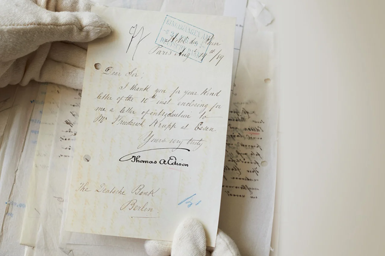 Thomas Edison letter