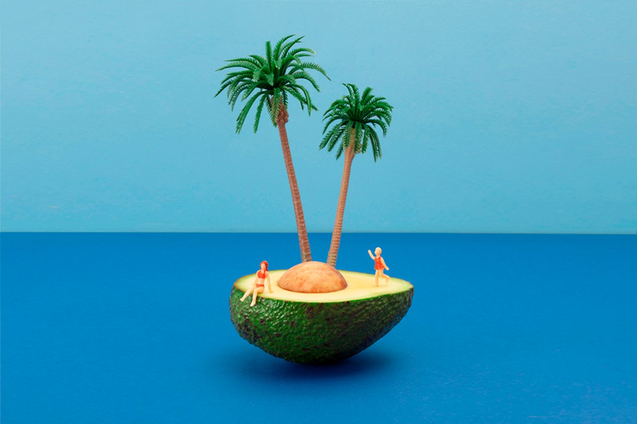 Avocadoinsel als Bild