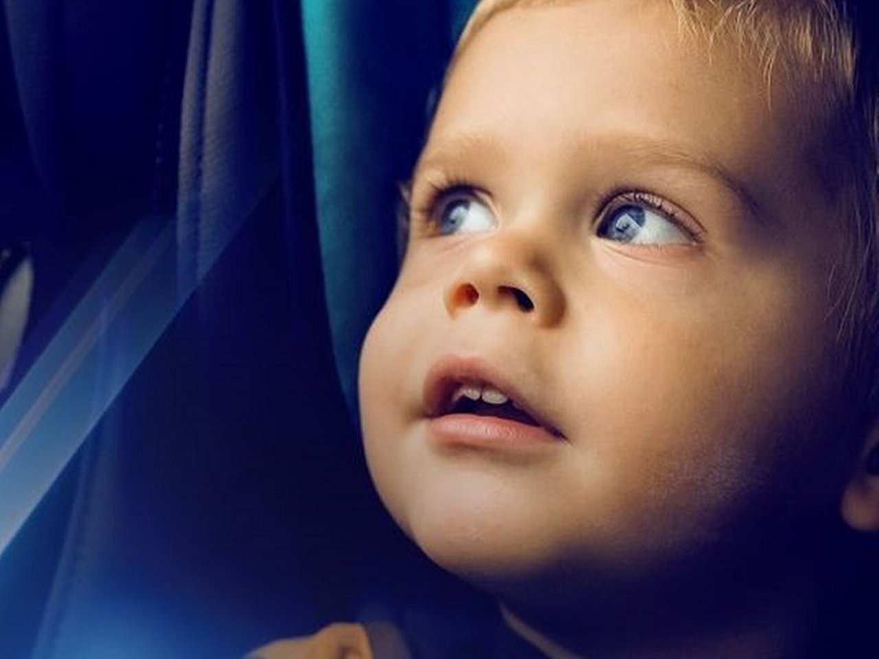 Child looking up