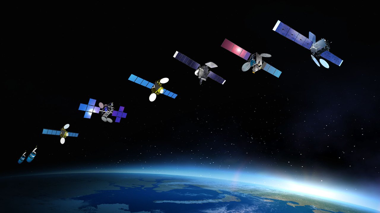 Thaicom - Satelliten in der Erdumlaufbahn