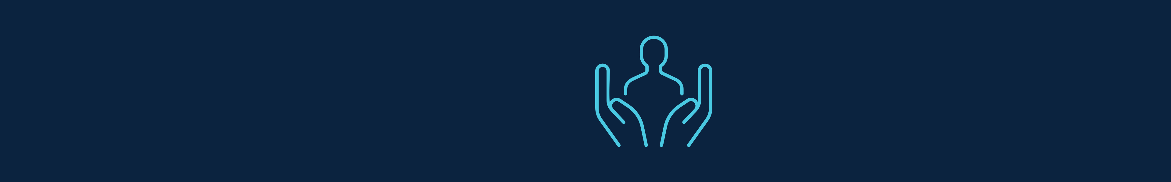 Symbol  in the form of the two hands which hold the figure of a person.