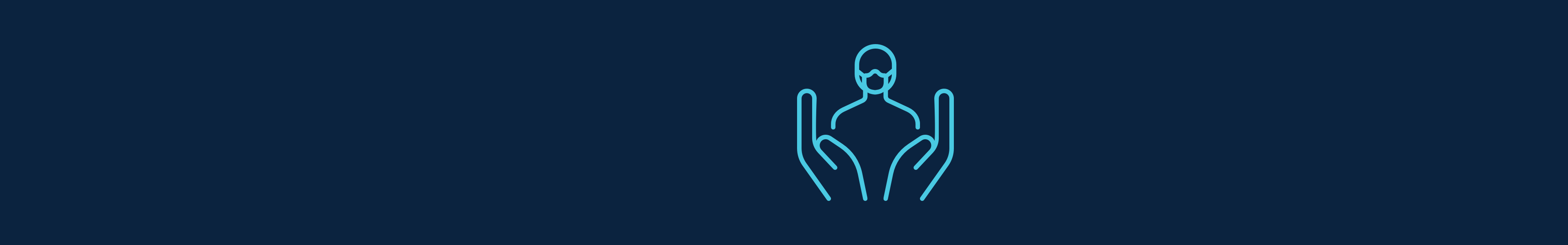 Symbol  in the form of the two hands which hold the figure of a person.