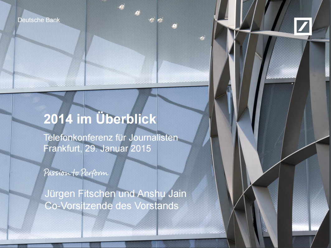 Die Jahres­medien­konferenz 2015