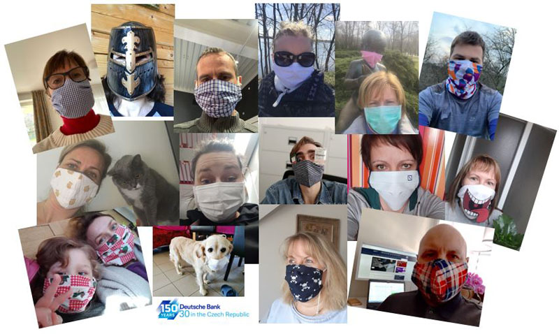 deutsche-bank-prague-face-mask-challenge