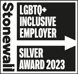 Stonewall – LGBTQ+ inclusive employer – Silver Award 2023