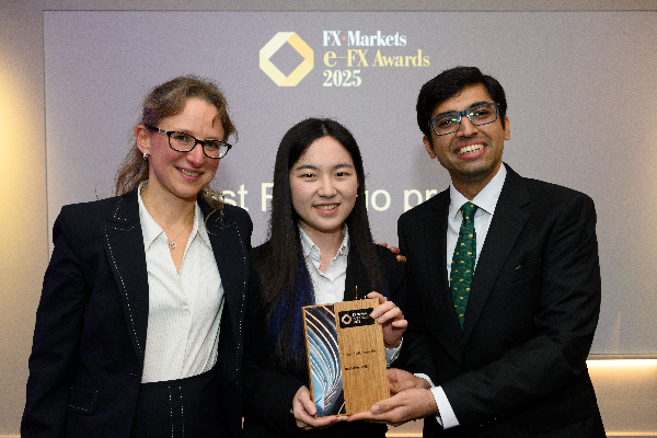 FX Markets award presentation