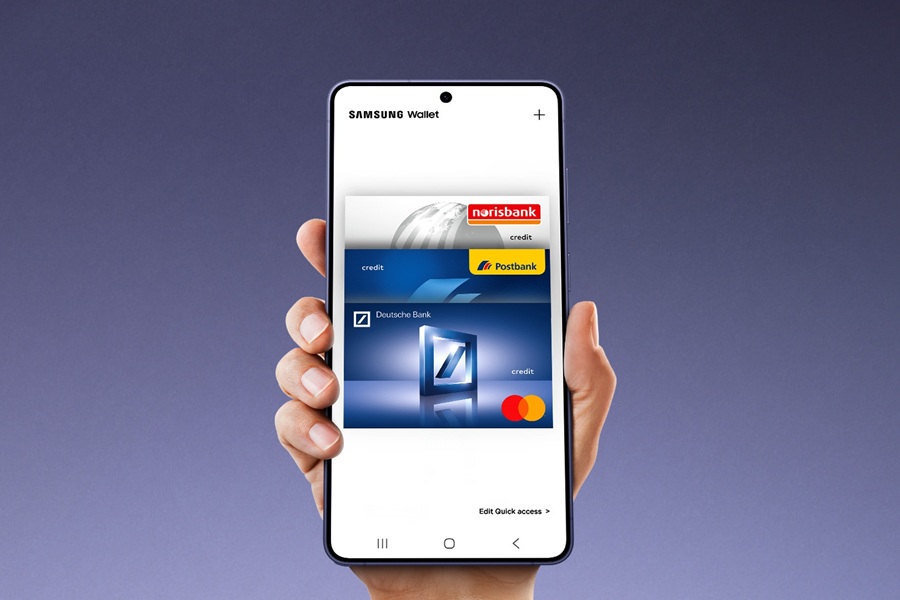 Samsung Wallet f&uuml;r Deutsche Bank, Postbank und norisbank.