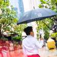 Person with umbrella
